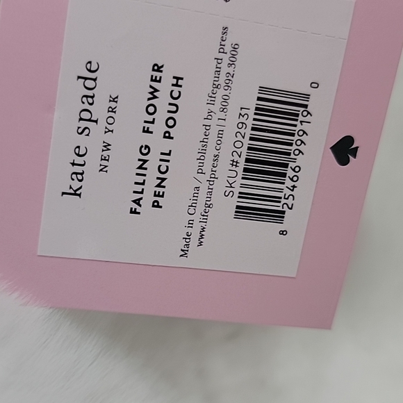 kate spade New York Falling Flower Pencil Pouch - Picture 5 of 6